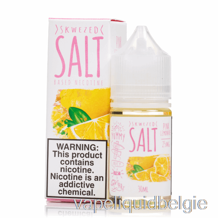 Vape Vloeibare Roze Limonade - Scheve Zouten - 30 Ml 25 Mg